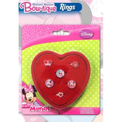 JUEGO DE 6 ANILLOS MINNIE