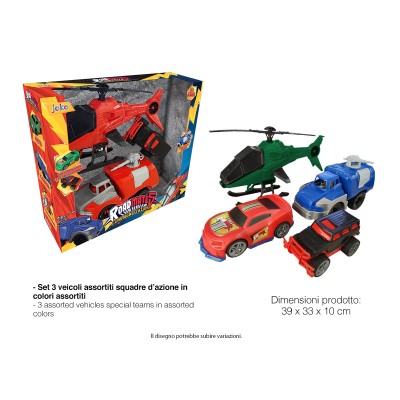SET 3PCS HELICOPTER TRUCK...