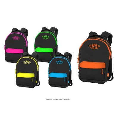 BLACK ROUND BACKPACK WITH...