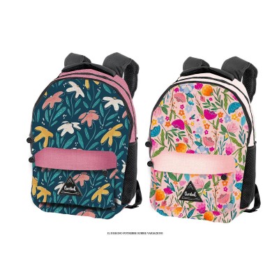 BACKPACK ROUND OV FLOWERS ASS