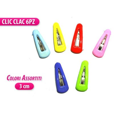 MINI CLIC/ CLAC 3 CM. 6 PZ....