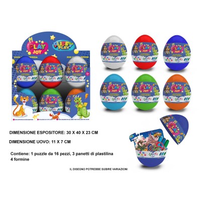 PLASTICINE EGG AND PUZZLE...