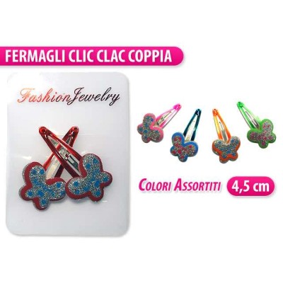 CLICK CLAC 2 PCS. BUTTERFLY...
